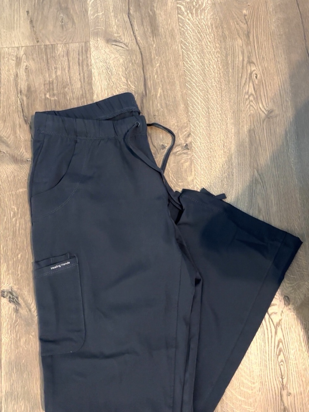 Healing hands gray scrub pants